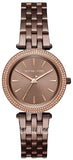 Michael Kors Darci Quartz Brown Dial Brown Steel Strap Watch For Women - MK3553 Authentic Buy Shop Now