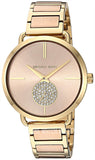 Michael Kors Portia Rose Gold Dial Two Tone Steel Strap Watch for Women - MK3706 Authentic Buy Shop Now