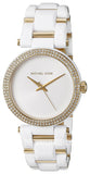 Michael Kors Delray Rose Gold Dial White Steel Strap Watch for Women - MK4315 Authentic Buy Shop Now