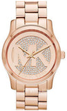 Michael Kors Runway Rose Gold Dial Rose Gold Steel Strap Watch For Women - MK5853 Authentic Buy Shop Now