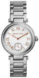 Michael Kors Skylar Quartz White Dial Silver Steel Strap Watch For Women - MK5970 Authentic Buy Shop Now