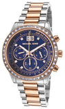 Michael Kors Brinkley Blue Dial Two Tone Steel Strap Watch for Women - MK6205 Authentic Buy Shop Now