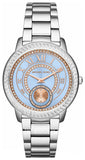 Michael Kors Madelyn Quartz Blue Dial Silver Steel Strap Watch For Women - MK6286 Authentic Buy Shop Now