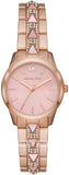 Michael Kors Runway Mother of Pearl Dial Rose Gold Steel Strap Watch For Women - MK6856 Authentic Buy Shop Now