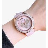 Michael Kors Quartz Pink Dial Pink Silicone Strap Watch For Women - MK6946 Authentic Buy Shop Now