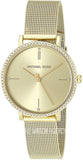 Michael Kors Darci Quartz Gold Dial Gold Mesh Strap Watch for Women - MK7121 Authentic Buy Shop Now