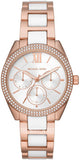 Michael Kors Janelle Multifunction Silver Dial Two Tone Steel Strap Watch For Women - MK7131 Authentic Buy Shop Now
