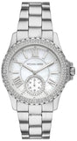 Michael Kors Everest Three hand Silver Dial Silver Steel Strap Watch For Women - MK7403 Authentic Buy Shop Now