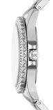 Michael Kors Everest Three hand Silver Dial Silver Steel Strap Watch For Women - MK7403 Authentic Buy Shop Now