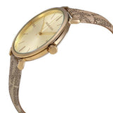 Michael Kors Addyson Quartz Gold Dial Gold Leather Strap Watch for Women - MK2952 Authentic Buy Shop Now