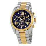 Michael Kors Bradshaw Blue Dial Two Tone Steel Strap Watch for Women - MK5976 Authentic Buy Shop Now