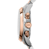 Michael Kors Bradshaw Blue Dial Two Tone Steel Strap Watch for Women - MK5606 Authentic Buy Shop Now