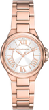Michael Kors Camille Quartz White Dial Rose Gold Steel Strap Watch For Women - MK7256 Authentic Buy Shop Now
