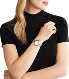 Michael Kors Camille Three Hand Silver Dial Silver Steel Strap Watch For Women - MK7259 Authentic Buy Shop Now