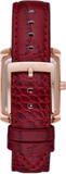 Michael Kors Emery Quartz Diamonds Silver Dial Red Leather Strap Watch For Women - MK4689 Authentic Buy Shop Now