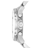 Michael Kors Brecken Chronograph Green Dial Silver Steel Strap Watch For Men - MK8984 Authentic Buy Shop Now