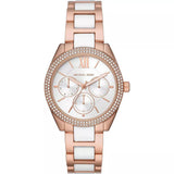 Michael Kors Janelle Multifunction Silver Dial Two Tone Steel Strap Watch For Women - MK7131 Authentic Buy Shop Now