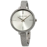 Michael Kors Jaryn Quartz Silver Dial Silver Steel Strap Watch For Women - MK3783 Authentic Buy Shop Now