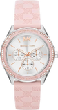 Michael Kors Jessa Quartz Silver Dial Pink Silicone Strap Watch For Women - MK7268 Authentic Buy Shop Now