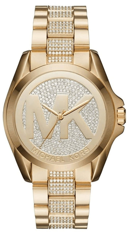 Michael Kors Bradshaw Gold Dial Gold Steel Strap Watch for Women - MK6487 Authentic Buy Shop Now