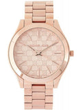 Michael Kors Runway Rose Gold Dial Rose Gold Steel Strap Watch for Women - MK3336 Authentic Buy Shop Now