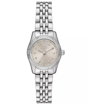 Michael Kors Lexington Three-Hand Silver Dial Silver Steel Strap Watch for Women - MK4843 Authentic Buy Shop Now