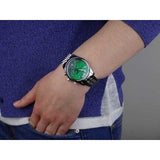 Michael Kors Lexington Quartz Green Dial Silver Steel Strap Watch For Women - MK6222 Authentic Buy Shop Now