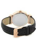 Michael Kors Catlin Rose Gold Crystal Dial Black Leather Strap Watch for Women - MK2376 Authentic Buy Shop Now