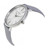 Michael Kors Jaryn Quartz Silver Dial Grey Leather Strap Watch For Women - MK2470 Authentic Buy Shop Now