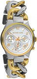Michael Kors Runway White Dial Two Tone Steel Strap Watch for Women - MK3199 Authentic Buy Shop Now