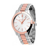 Michael Kors Runway White Dial Two Tone Stainless Steel Strp Watch for Women - MK3204A Authentic Buy Shop Now