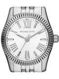 Michael Kors Lexington Quartz White Dial Silver Steel Strap Watch For Women - MK3228 Authentic Buy Shop Now