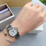 Michael Kors Lexington Quartz White Dial Silver Steel Strap Watch For Women - MK3228 Authentic Buy Shop Now