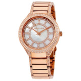 Michael Kors Kerry Mother of Pearl Dial Rose Gold Steel Strap Watch for Women - MK3313 Authentic Buy Shop Now