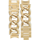 Michael Kors Emery Three Hand Leopard Print Gold Dial Gold Steel Strap Watch For Women - MK7437 Authentic Buy Shop Now