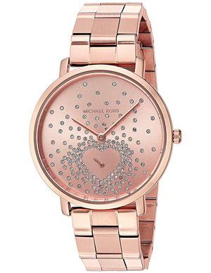 Michael Kors Jaryn Rose Gold Dial Rose Gold Steel Strap Watch for Women - MK3621 Authentic Buy Shop Now