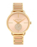 Michael Kors Portia Rose Gold Dial Two Tone Steel Strap Watch for Women - MK3706 Authentic Buy Shop Now