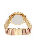 Michael Kors Portia Rose Gold Dial Two Tone Steel Strap Watch for Women - MK3706 Authentic Buy Shop Now