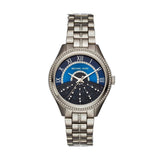Michael Kors Lauryn Blue Dial Silver Steel Strap Watch for Women - MK3720 Authentic Buy Shop Now