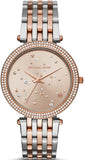 Michael Kors Darci Rose Gold Dial Two Tone Steel Strap Watch for Women - MK3726 Authentic Buy Shop Now