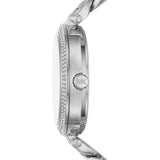 Michael Kors Catelyn Quartz Crystals Silver Dial Silver Steel Strap Watch For Women - MK4675 Authentic Buy Shop Now