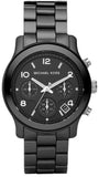 Michael Kors Runway Black Ceramic Dial Black Steel Strap Watch for Women - MK5162 Authentic Buy Shop Now