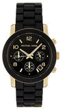 Michael Kors Runway Black Dial Black Silicone Strap Watch for Women - MK5191 Authentic Buy Shop Now