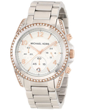 Michael Kors Blair Chronograph Silver Dial Silver Steel Strap Watch for Women - MK5459 Authentic Buy Shop Now