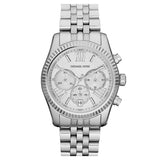 Michael Kors Lexington Silver Dial Silver Steel Strap Watch for Women - MK5555 Authentic Buy Shop Now