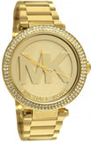 Michael Kors Parker Diamonds Gold Dial Gold Steel Strap Watch for Women - MK5784 Authentic Buy Shop Now