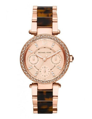 Michael Kors Parker Gold Dial Two Tone Steel Strap Watch for Women - MK5841 Authentic Buy Shop Now