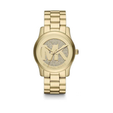 Michael Kors Runway Quartz Gold Dial Gold Steel Strap Watch For Women - MK5852 Authentic Buy Shop Now