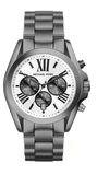 Michael Kors Bradshaw Chronograph Quartz White Dial Grey Steel Strap Watch For Men - MK5952 Authentic Buy Shop Now