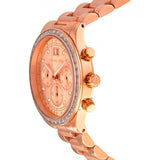 Michael Kors Brinkley Rose Gold Dial Rose Gold Steel Strap Watch for Women - MK6204 Authentic Buy Shop Now